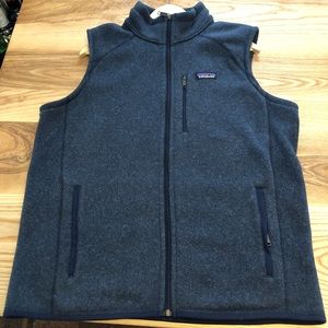 Patagonia better sweater navy blue large vest